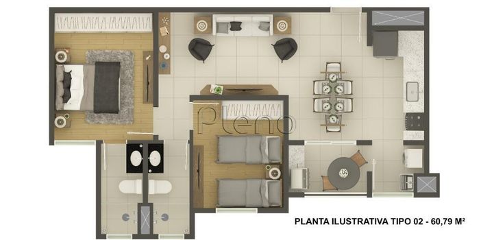 Foto 5 do(a) Apartamento false à venda em Jardim Primavera, Indaiatuba