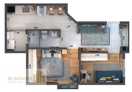 Foto 4 do(a) Apartamento de 2 quartos à venda em Vila Nivi, São Paulo