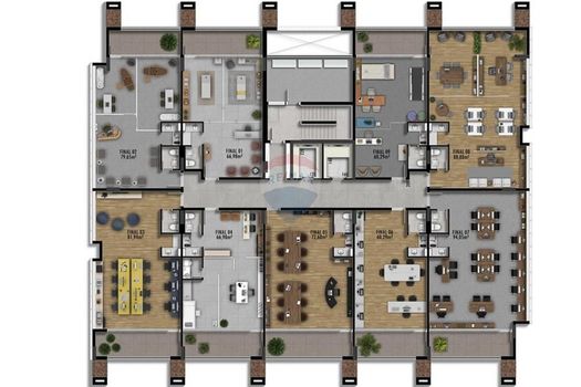 Foto 13 do(a) Sala / Conjunto Comercial false à venda em Batel, Curitiba