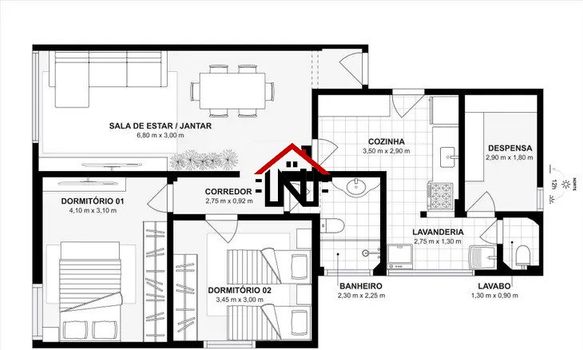 Foto 7 do(a) Apartamento de 2 quartos à venda em Indianópolis, São Paulo