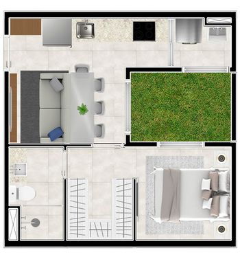 Foto 19 do(a) Apartamento de 1 quartos à venda em Jardim Trussardi, São Paulo