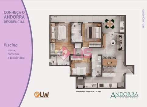 Foto 5 do(a) Apartamento de 3 quartos à venda em Indaiá, Caraguatatuba