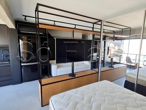 Foto 2 do(a) Flat de 1 quartos à venda em Campo Belo, São Paulo