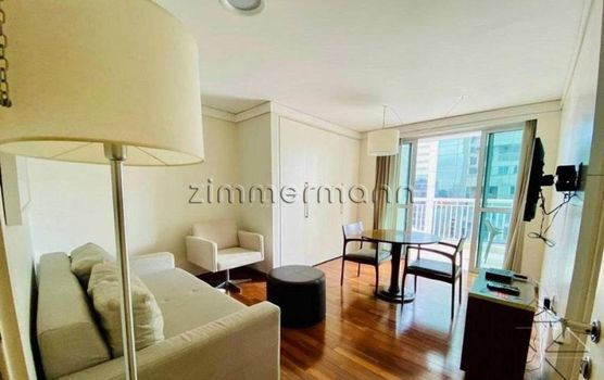 Foto 2 do(a) Flat de 1 quartos à venda em Vila Olímpia, São Paulo