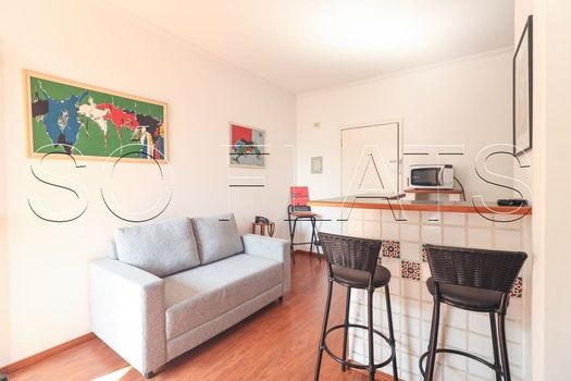 Foto 4 do(a) Apartamento de 1 quartos à venda em Indianópolis, São Paulo