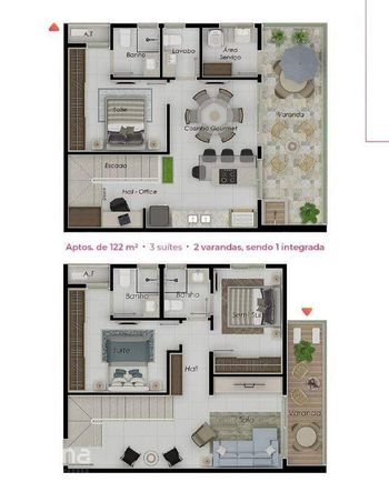 Foto 5 do(a) Apartamento de 2 quartos à venda em Brasil, Uberlândia