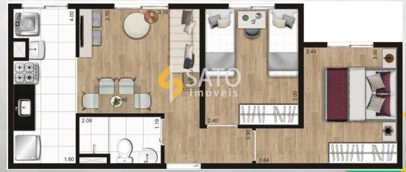 Foto 15 do(a) Apartamento de 2 quartos à venda em Jardim Santo Antônio, São Paulo