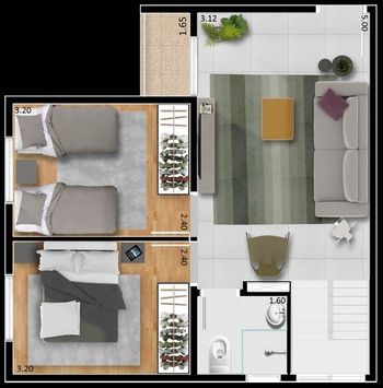 Foto 12 do(a) Apartamento de 2 quartos à venda em Vila Alzira, Guarulhos