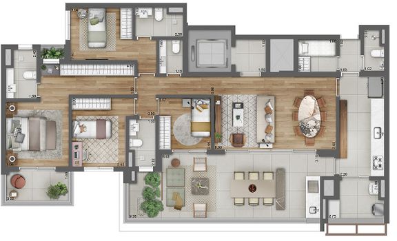 Foto 1 do(a) Apartamento de 4 quartos à venda em Vila Romana, São Paulo