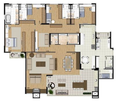 Foto 41 do(a) Apartamento de 4 quartos à venda em Jardim Armênia, Mogi das Cruzes