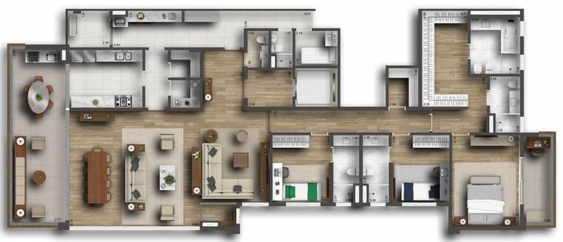 Foto 16 do(a) Apartamento de 4 quartos à venda em Jardim Paulista, São Paulo