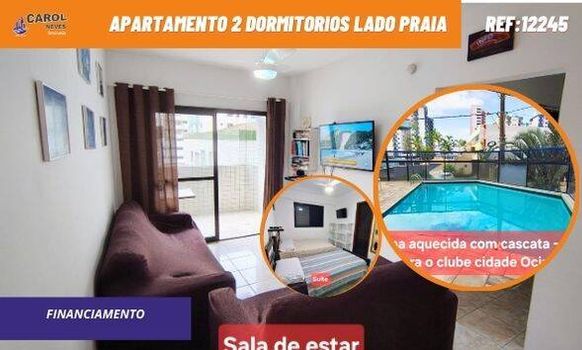 Foto 1 do(a) Apartamento de 2 quartos à venda em Ocian, Praia Grande
