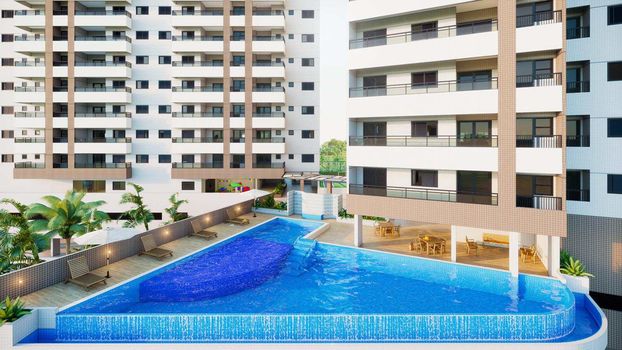 Foto 1 do(a) Apartamento de 2 quartos à venda em Real, Praia Grande