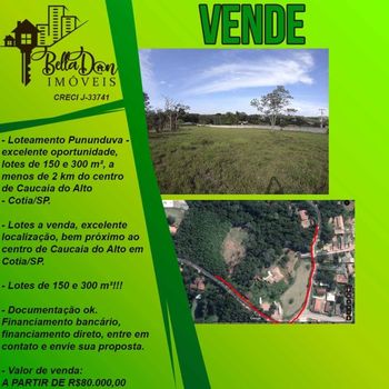 Foto 1 do(a) Terreno false à venda em Pununduva, Cotia