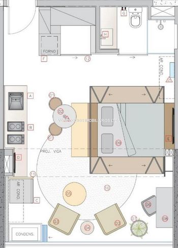Foto 13 do(a) Apartamento de 1 quartos à venda em Pinheiros, São Paulo