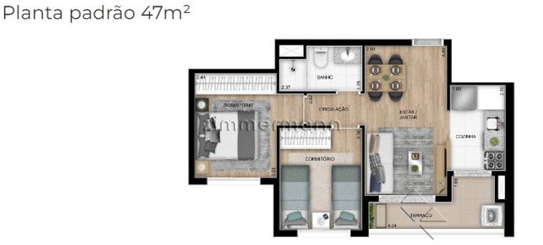 Foto 32 do(a) Apartamento de 2 quartos à venda em Vila Anastácio, São Paulo