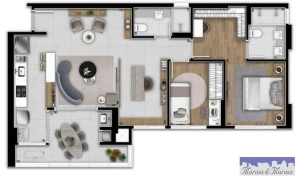 Foto 4 do(a) Apartamento de 2 quartos à venda em Vila Bosque, Maringá