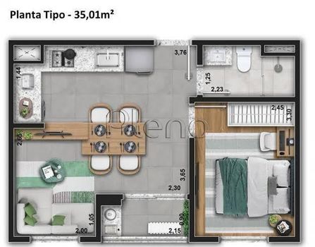 Foto 2 do(a) Apartamento false à venda em Jardim Nossa Senhora Auxiliadora, Campinas