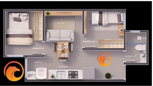 Foto 4 do(a) Apartamento de 1 quartos à venda em Vila Nova Manchester, São Paulo