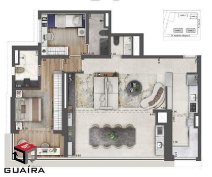 Foto 42 do(a) Apartamento de 3 quartos à venda em Vila Prudente, São Paulo