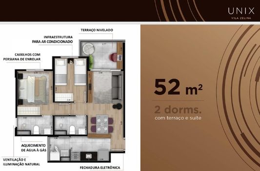 Foto 7 do(a) Apartamento de 2 quartos à venda em Parque da Vila Prudente, São Paulo