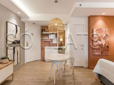 Foto 2 do(a) Flat de 1 quartos à venda em Vila Olímpia, São Paulo