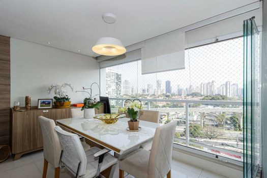 Foto 3 do(a) Apartamento de 1 quartos à venda em Brooklin Paulista, São Paulo