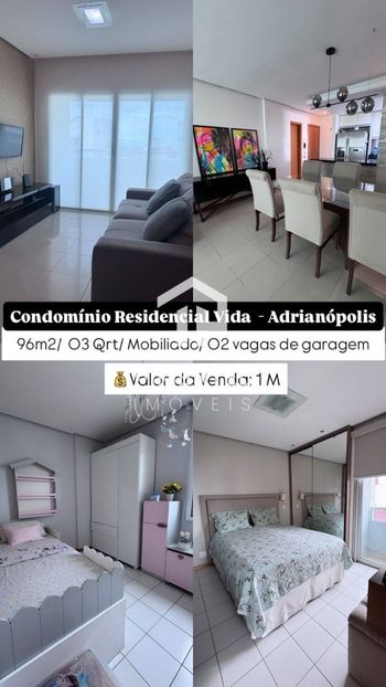 Foto 16 do(a) Apartamento de 3 quartos à venda em Adrianópolis, Manaus