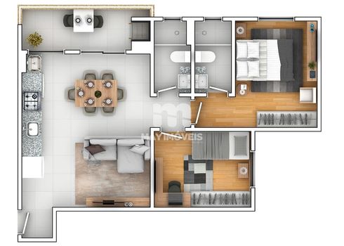 Foto 5 do(a) Apartamento de 2 quartos à venda em Cordeiros, Itajaí