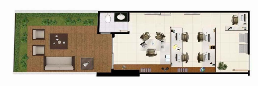 Foto 15 do(a) Sala / Conjunto Comercial false à venda em Edson Queiroz, Fortaleza