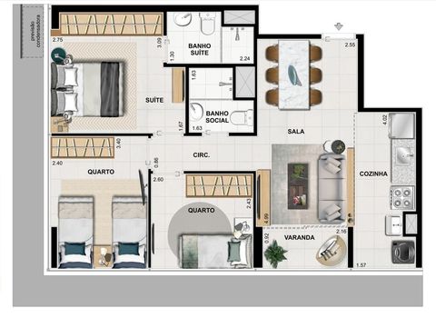 Foto 31 do(a) Apartamento de 3 quartos à venda em Camorim, Rio de Janeiro