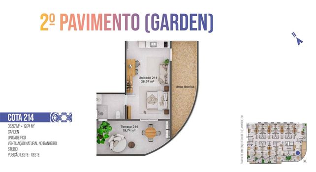 Foto 17 do(a) Apartamento de 1 quartos à venda em Santo Antônio de Lisboa, Florianópolis