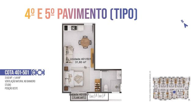 Foto 16 do(a) Apartamento de 1 quartos à venda em Santo Antônio de Lisboa, Florianópolis