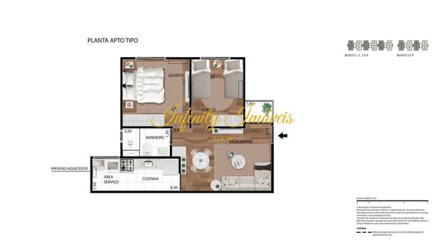 Foto 16 do(a) Apartamento de 2 quartos à venda em Campo Grande, Rio de Janeiro