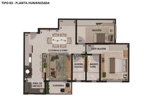 Foto 5 do(a) Apartamento de 2 quartos à venda em Três Barras, Contagem