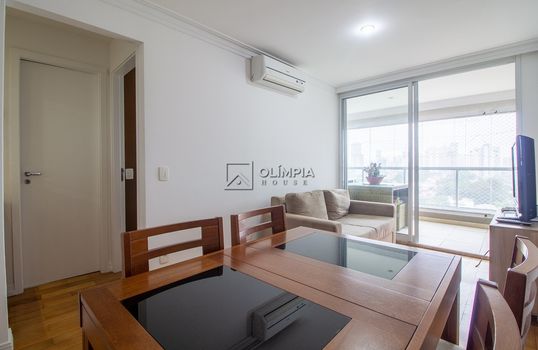 Foto 1 do(a) Apartamento de 1 quartos para alugar em Brooklin Paulista, São Paulo