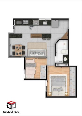 Foto 40 do(a) Apartamento de 2 quartos à venda em Vila Príncipe de Gales, Santo André