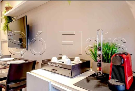 Foto 8 do(a) Flat de 1 quartos à venda em Cidade Monções, São Paulo