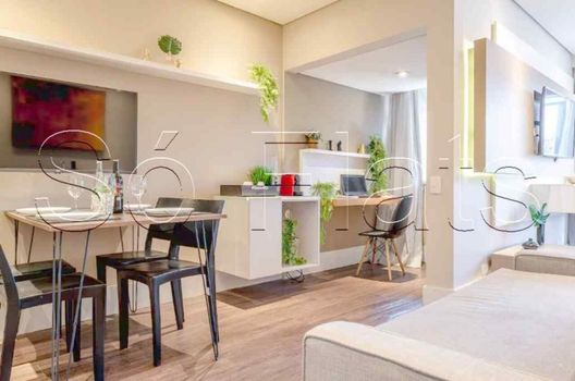 Foto 2 do(a) Flat de 1 quartos à venda em Cidade Monções, São Paulo