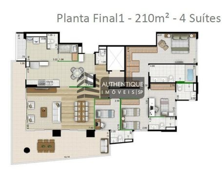 Foto 44 do(a) Apartamento de 4 quartos à venda em Campo Belo, São Paulo
