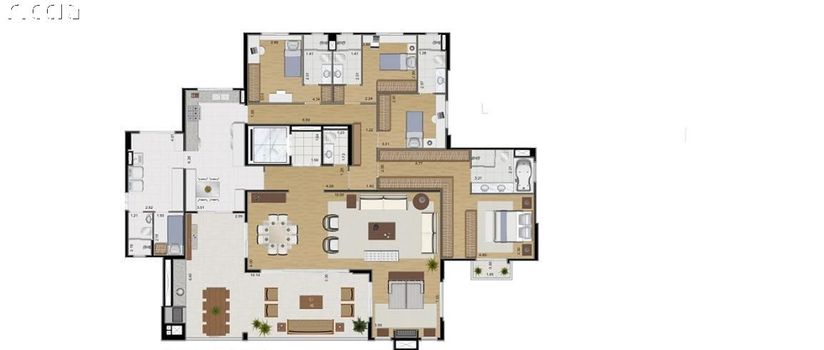 Foto 40 do(a) Apartamento de 4 quartos à venda em Jardim das Colinas, São José dos Campos