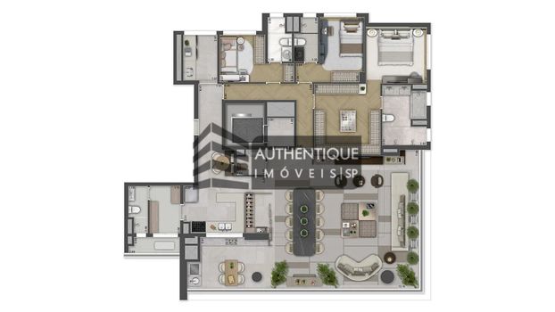 Foto 32 do(a) Apartamento de 4 quartos à venda em Cidade Monções, São Paulo