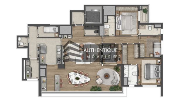 Foto 31 do(a) Apartamento de 4 quartos à venda em Cidade Monções, São Paulo