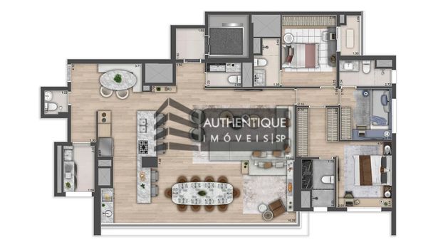 Foto 30 do(a) Apartamento de 4 quartos à venda em Cidade Monções, São Paulo