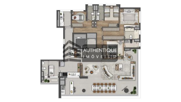 Foto 33 do(a) Apartamento de 4 quartos à venda em Cidade Monções, São Paulo