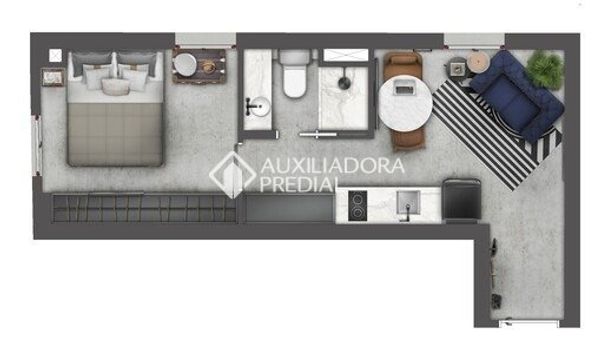 Foto 10 do(a) Loft de 1 quartos à venda em Floresta, Porto Alegre