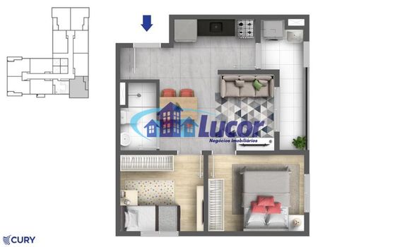 Foto 30 do(a) Apartamento de 1 quartos à venda em Brás, São Paulo