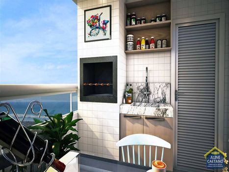 Foto 3 do(a) Cobertura de 2 quartos à venda em Maracanã, Praia Grande