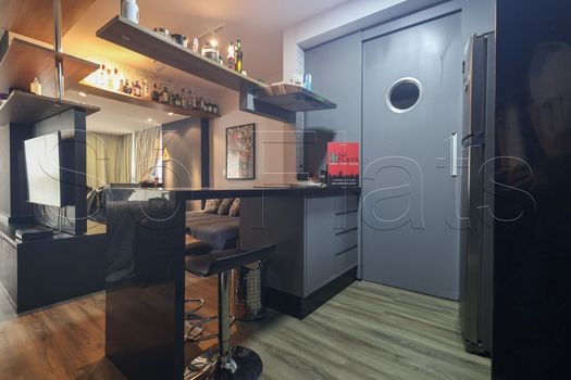 Foto 2 do(a) Flat de 1 quartos à venda em Pinheiros, São Paulo