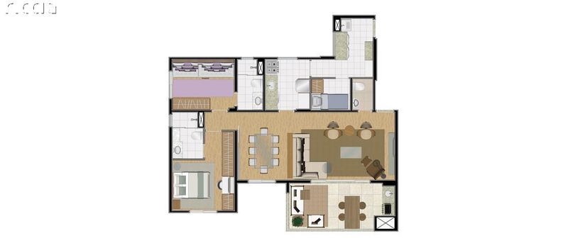 Foto 33 do(a) Apartamento de 3 quartos à venda em Jardim Esplanada, São José dos Campos